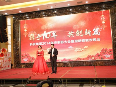 隆重舉辦2014 “攜手10年，共創(chuàng)新篇”年度表彰大會(huì)暨新春聯(lián)歡晚會(huì)